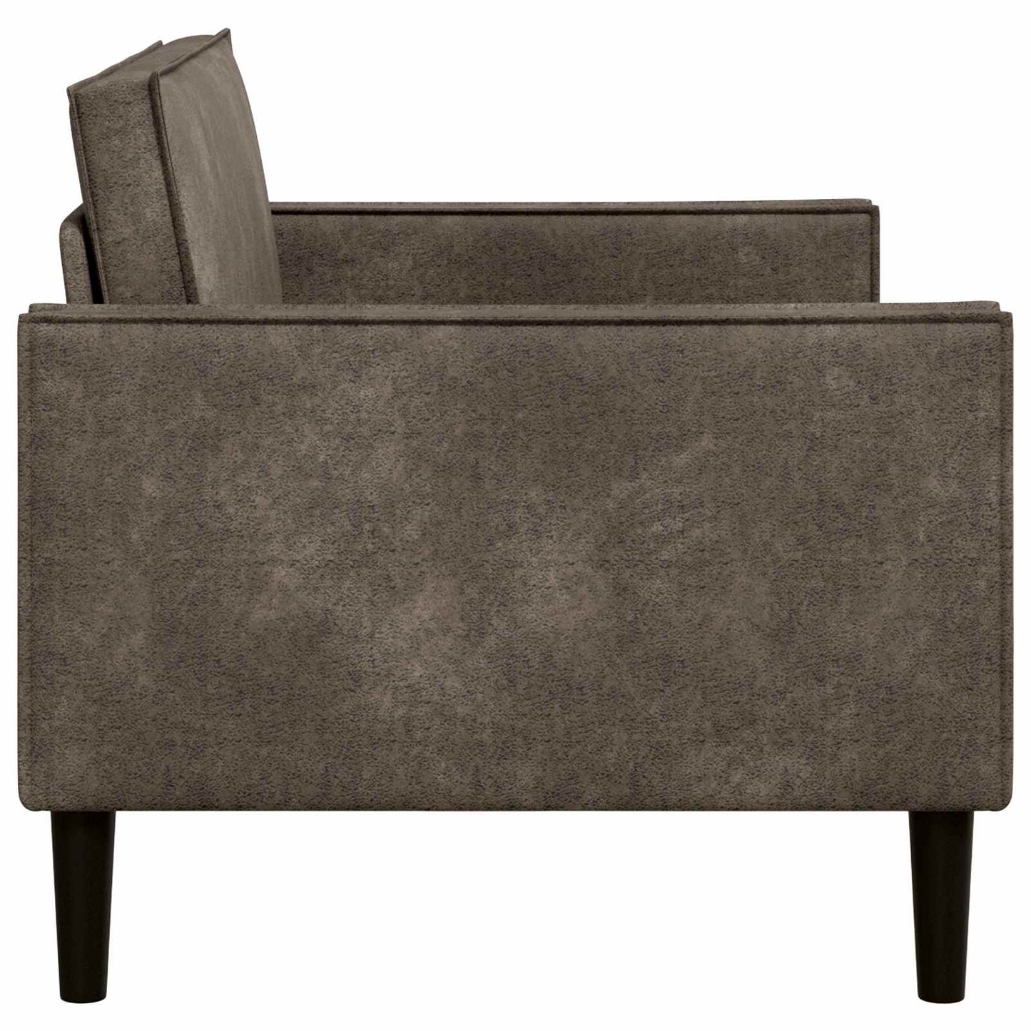 vidaXL XXL Armchair Dark Grey Faux Suede Leather