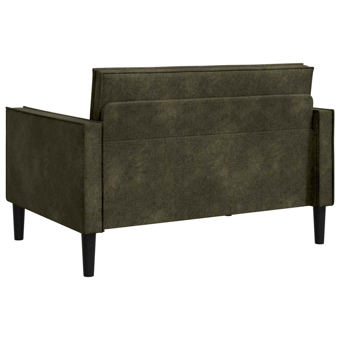 vidaXL XXL Armchair Army Green Faux Suede Leather