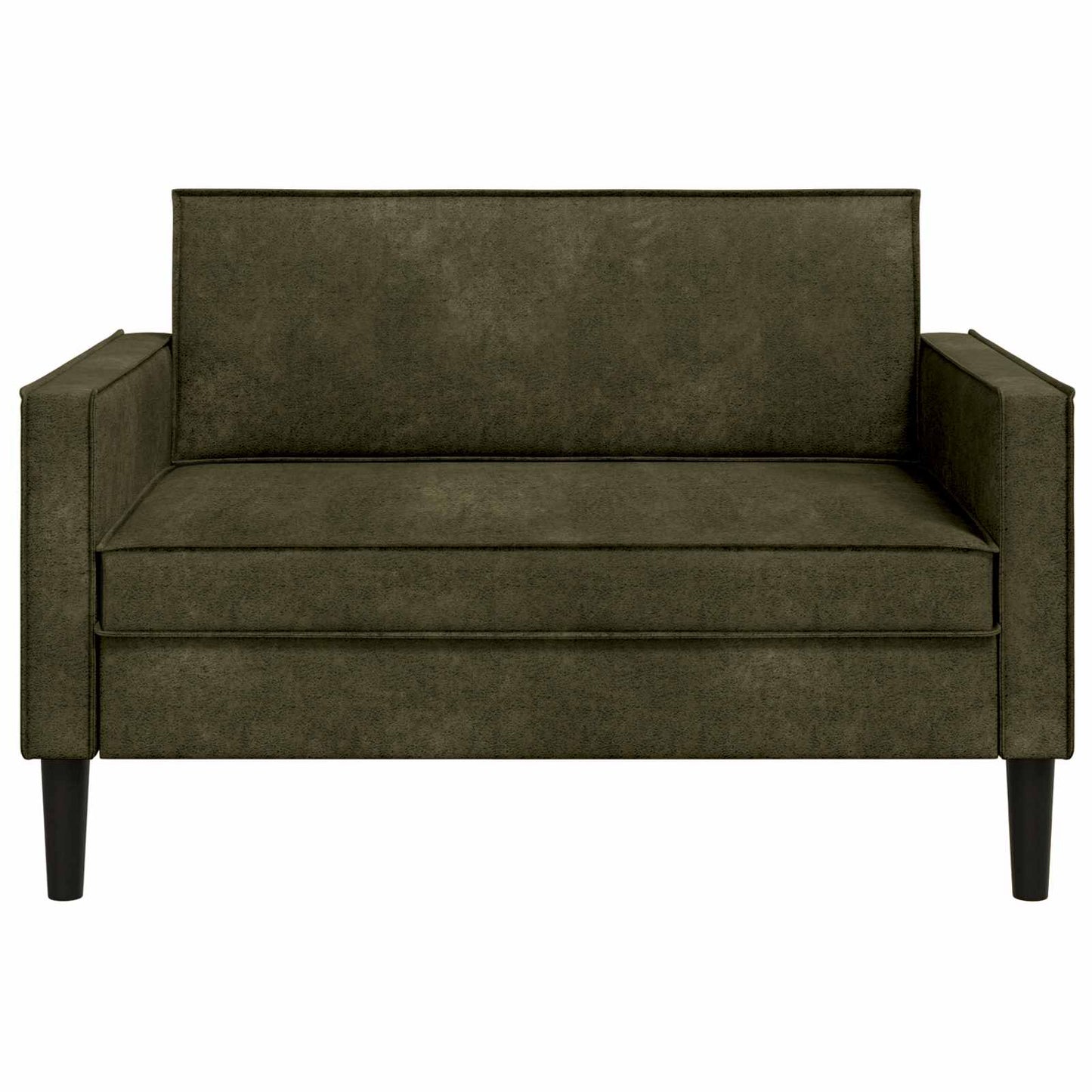 vidaXL XXL Armchair Army Green Faux Suede Leather