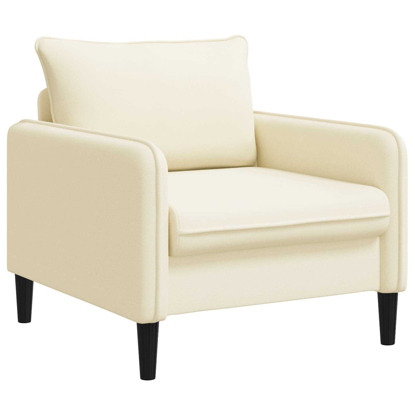 vidaXL XL Armchair Cream Velvet