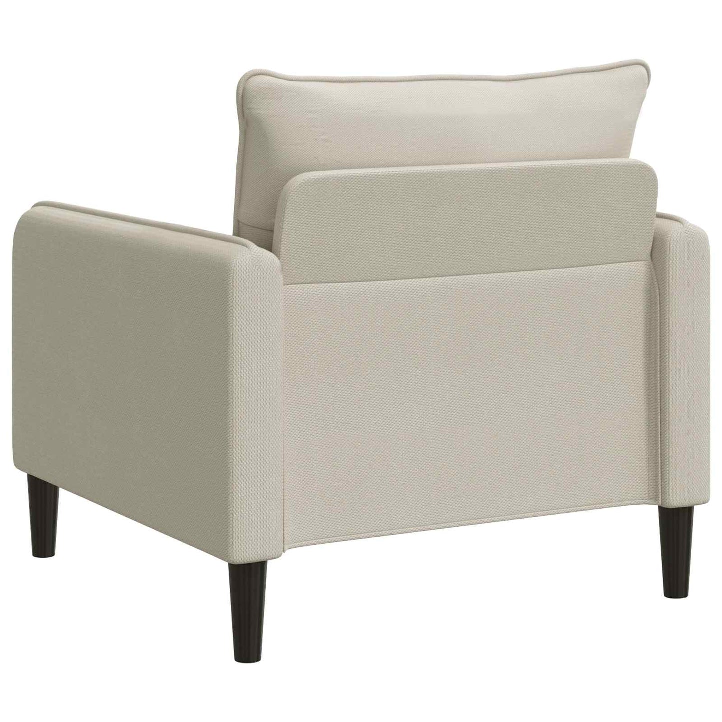 vidaXL XL Armchair Oatmeal Velvet
