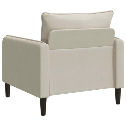 vidaXL XL Armchair Oatmeal Velvet