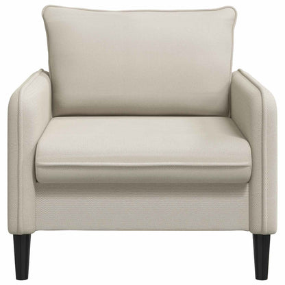 vidaXL XL Armchair Oatmeal Velvet