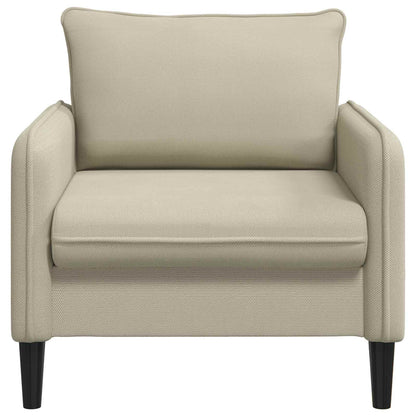vidaXL XL Armchair Sand Velvet