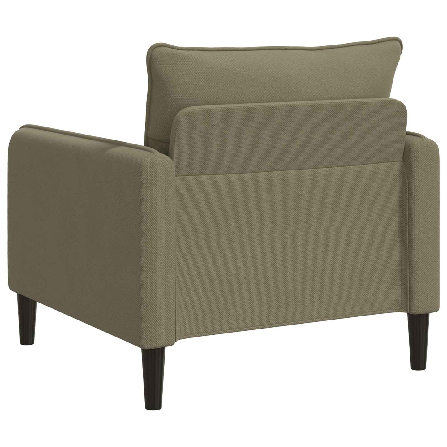 vidaXL XL Armchair Khaki Velvet
