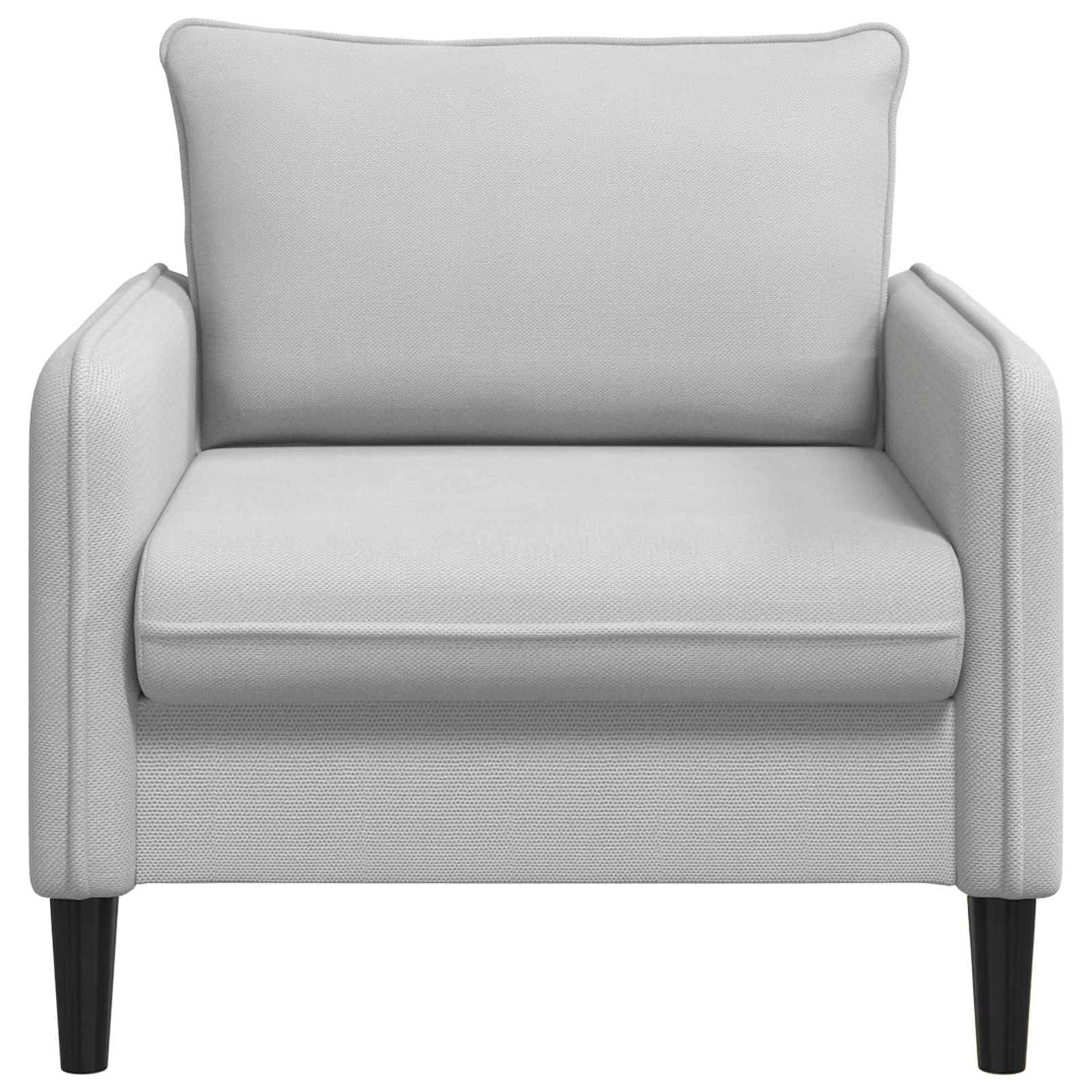vidaXL XL Armchair Light Grey Velvet