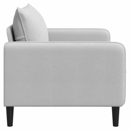 vidaXL XL Armchair Light Grey Velvet