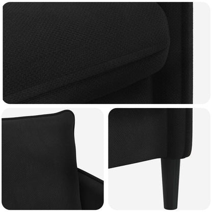 vidaXL XL Armchair Black Velvet