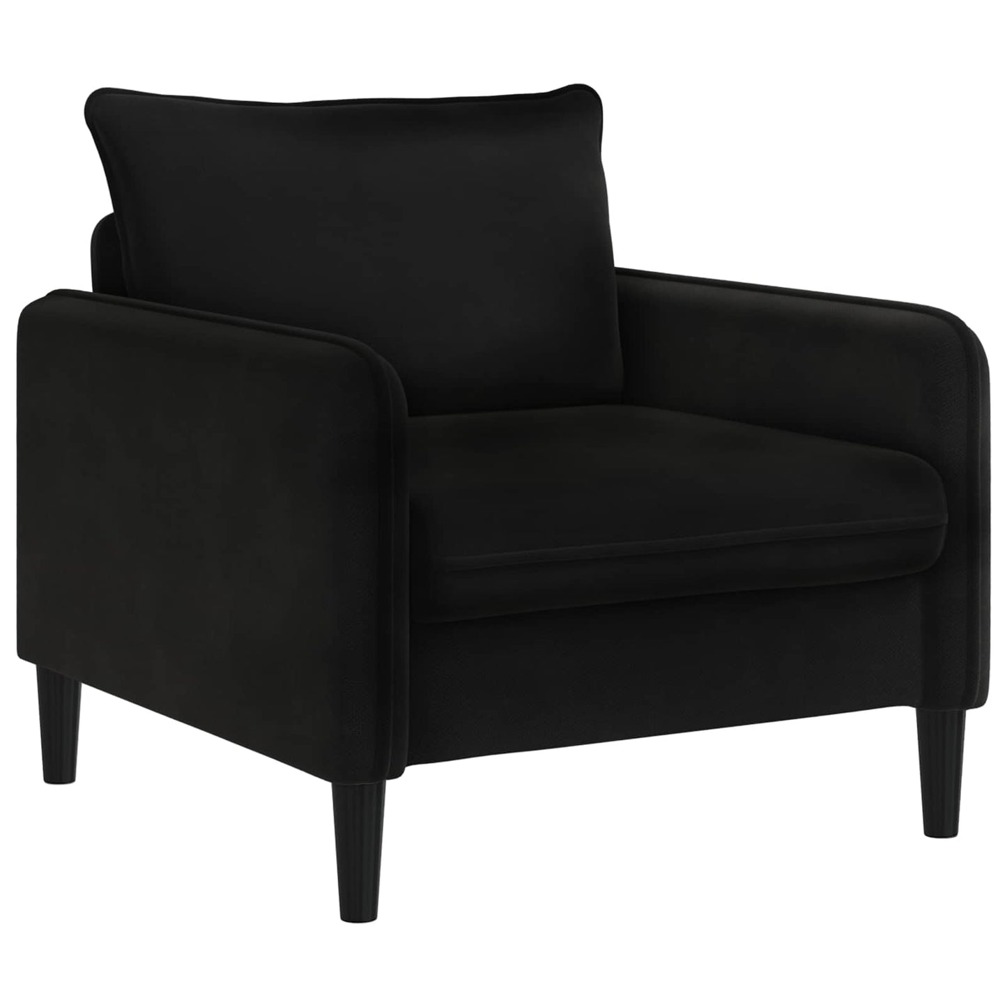 vidaXL XL Armchair Black Velvet