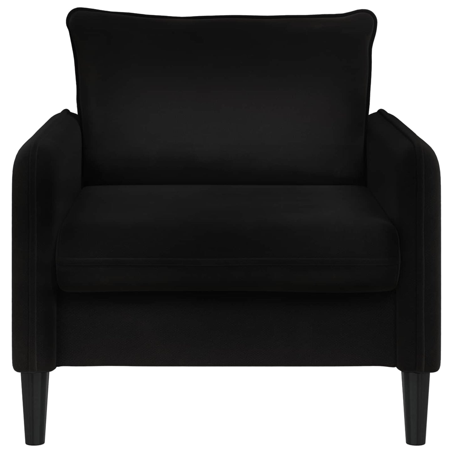 vidaXL XL Armchair Black Velvet