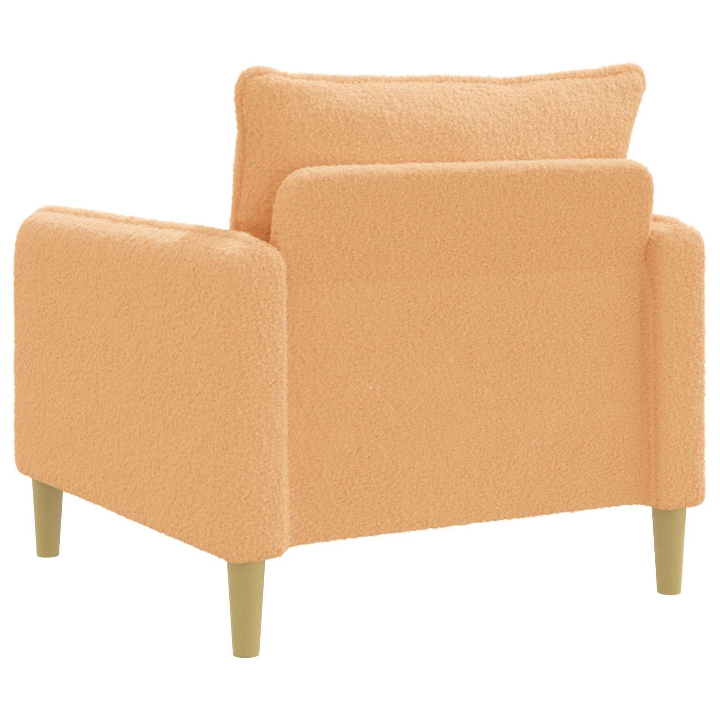 vidaXL XL Armchair Beige Bouclé