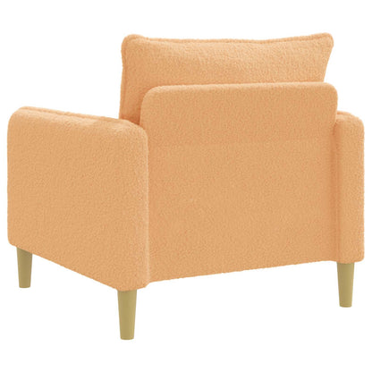 vidaXL XL Armchair Beige Bouclé