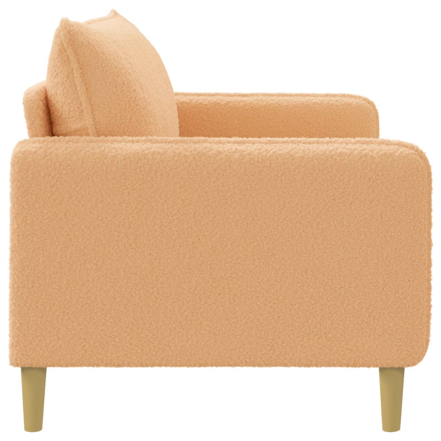 vidaXL XL Armchair Beige Bouclé