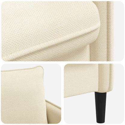 vidaXL XXL Armchair Cream Velvet
