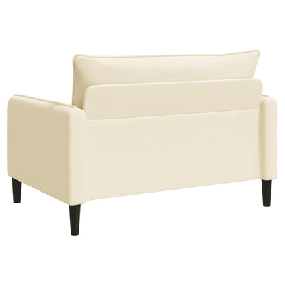 vidaXL XXL Armchair Cream Velvet