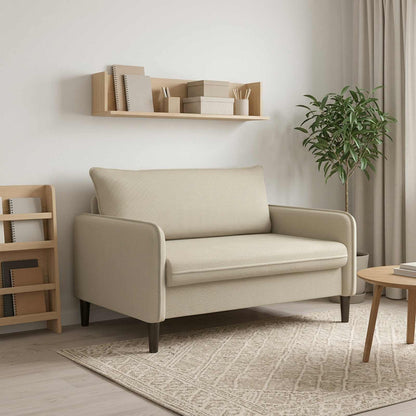 vidaXL XXL Armchair Beige Velvet