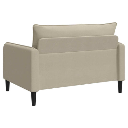 vidaXL XXL Armchair Beige Velvet