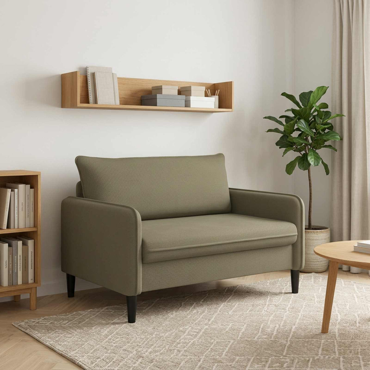 vidaXL XXL Armchair Khaki Velvet