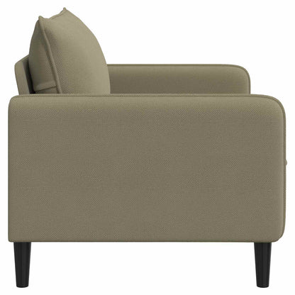 vidaXL XXL Armchair Khaki Velvet