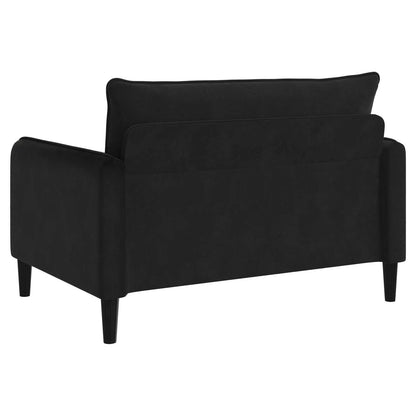 vidaXL XXL Armchair Black Velvet