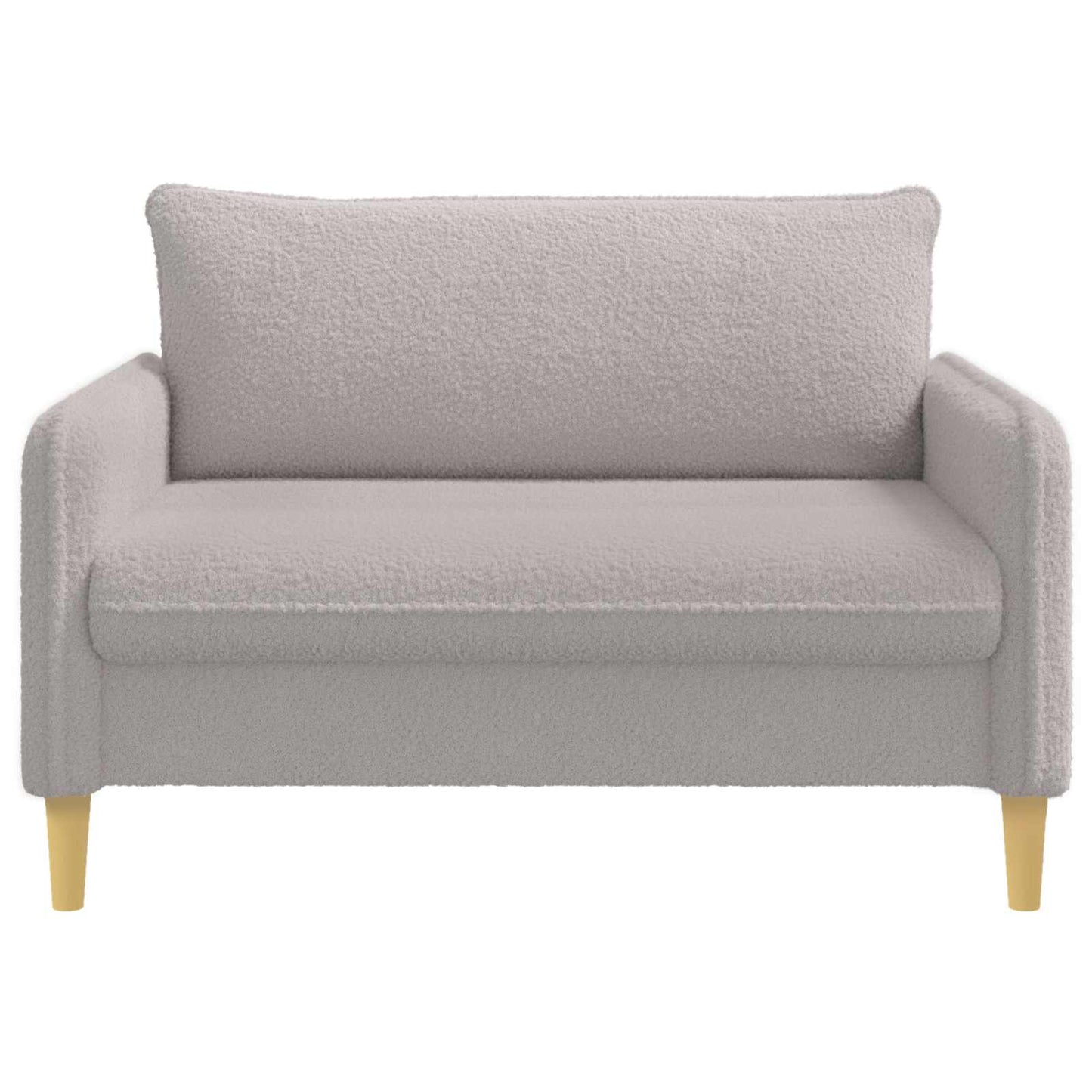 vidaXL XXL Armchair Light Grey Bouclé