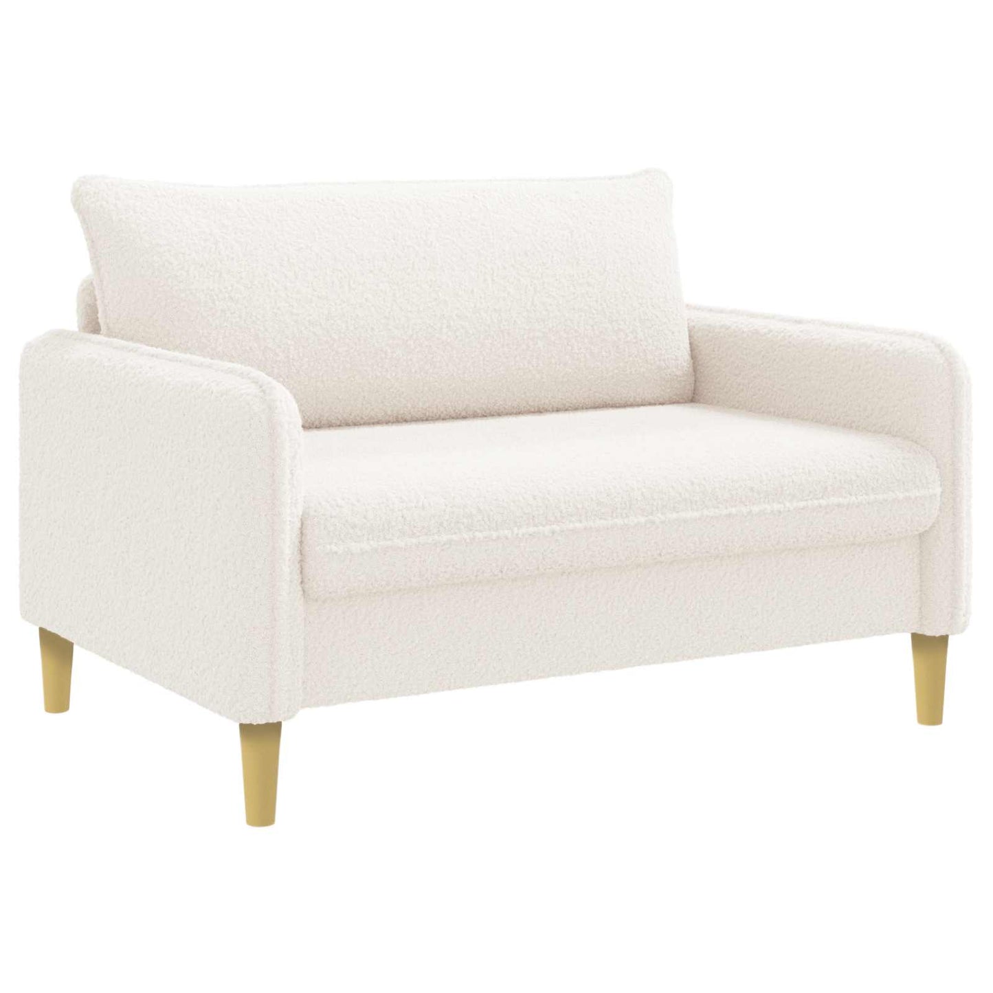 vidaXL XXL Armchair Cream Bouclé