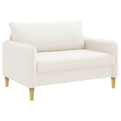 vidaXL XXL Armchair Cream Bouclé