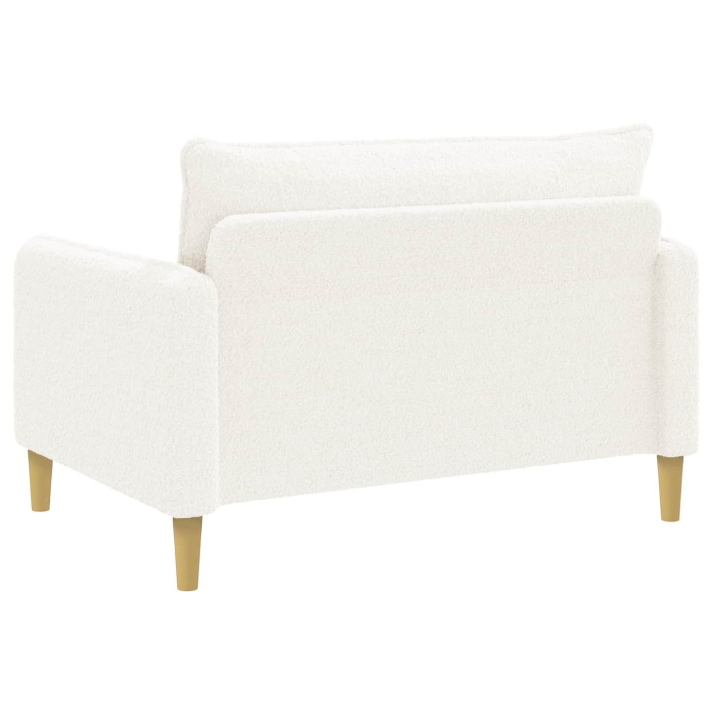 vidaXL XXL Armchair Cream Bouclé
