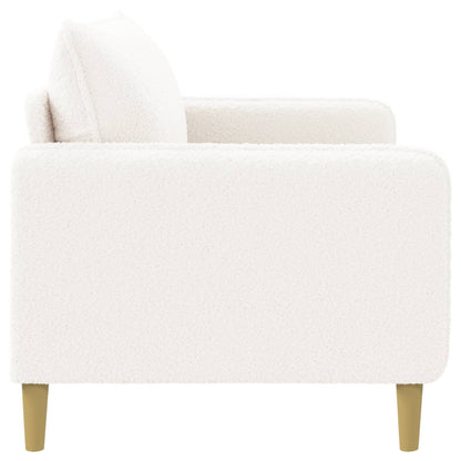 vidaXL XXL Armchair Cream Bouclé