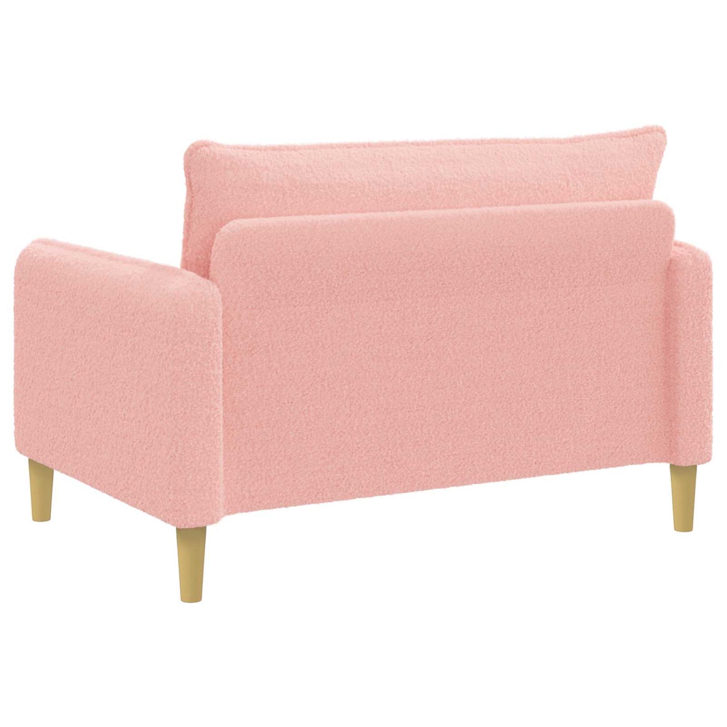 vidaXL XXL Armchair Pink Bouclé