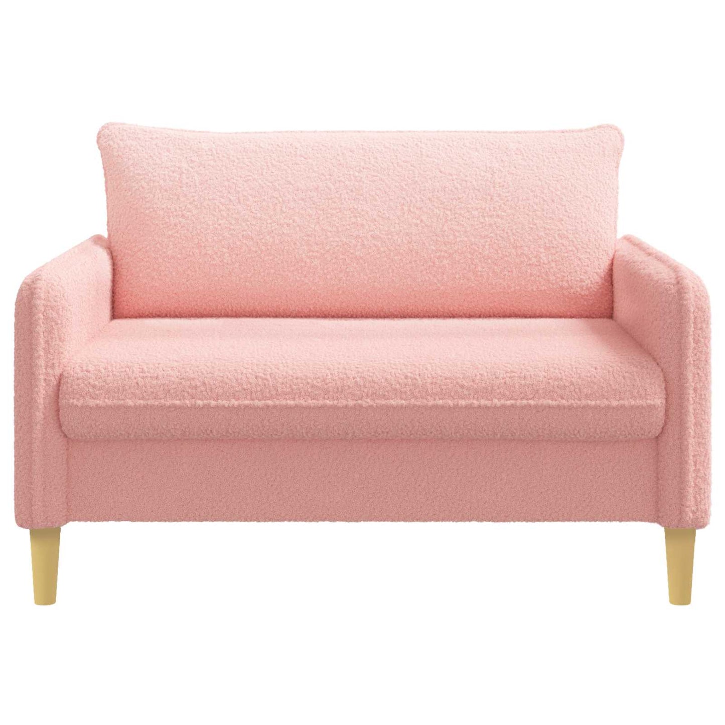 vidaXL XXL Armchair Pink Bouclé