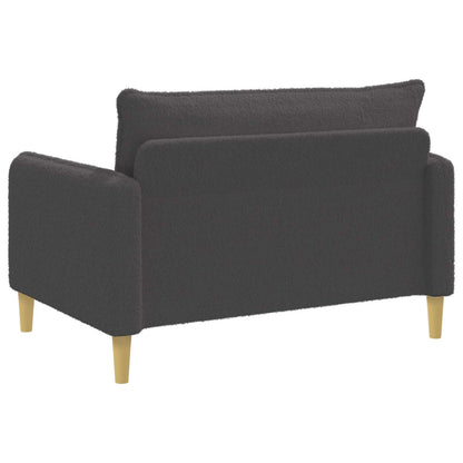vidaXL XXL Armchair Dark Grey Bouclé