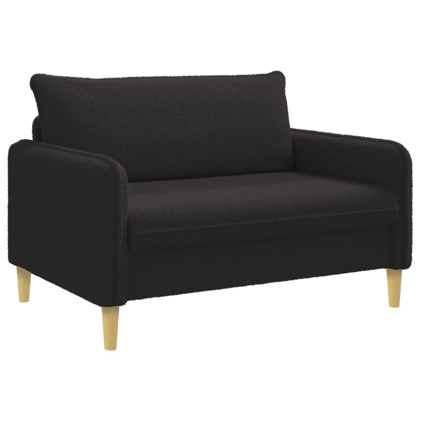 vidaXL XXL Armchair Black Bouclé
