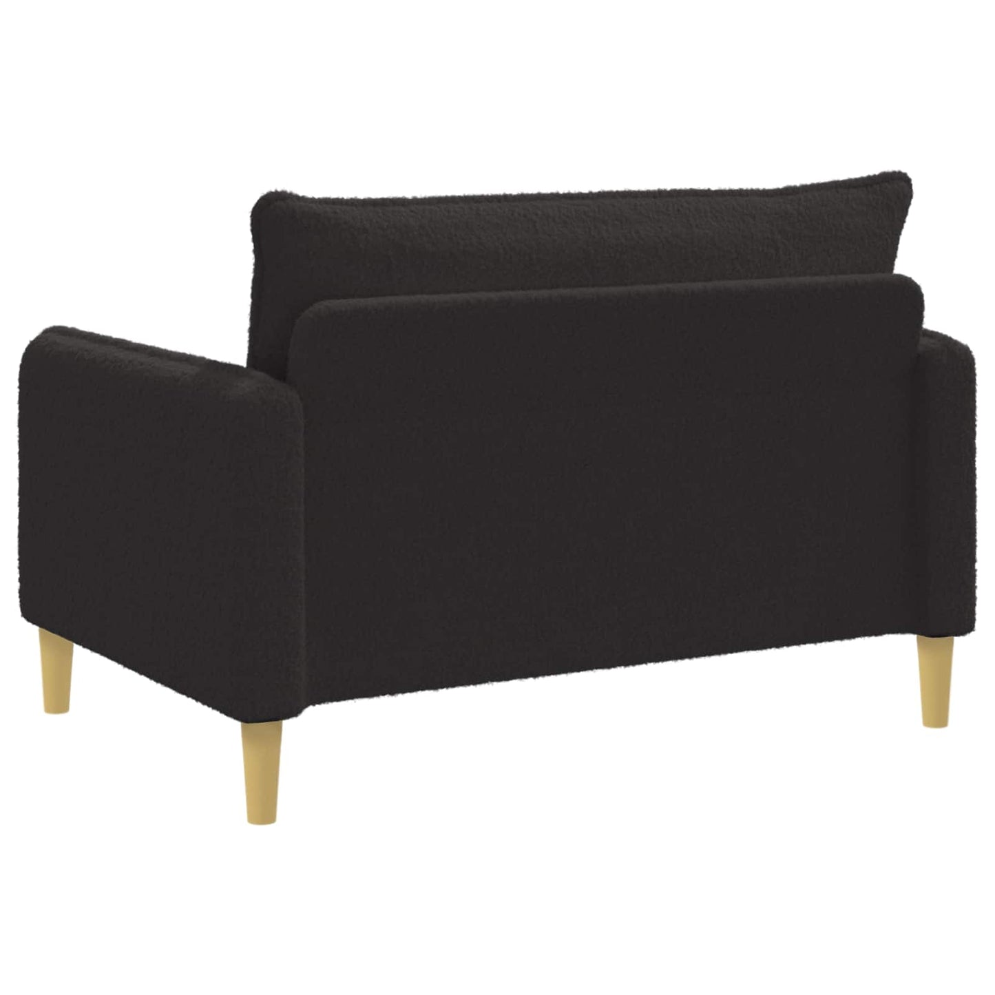 vidaXL XXL Armchair Black Bouclé