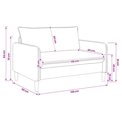 vidaXL XXL Armchair Black Bouclé