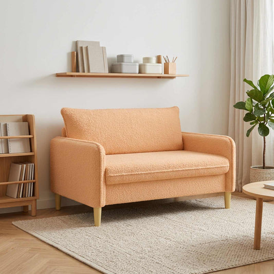 vidaXL XXL Armchair Beige Bouclé