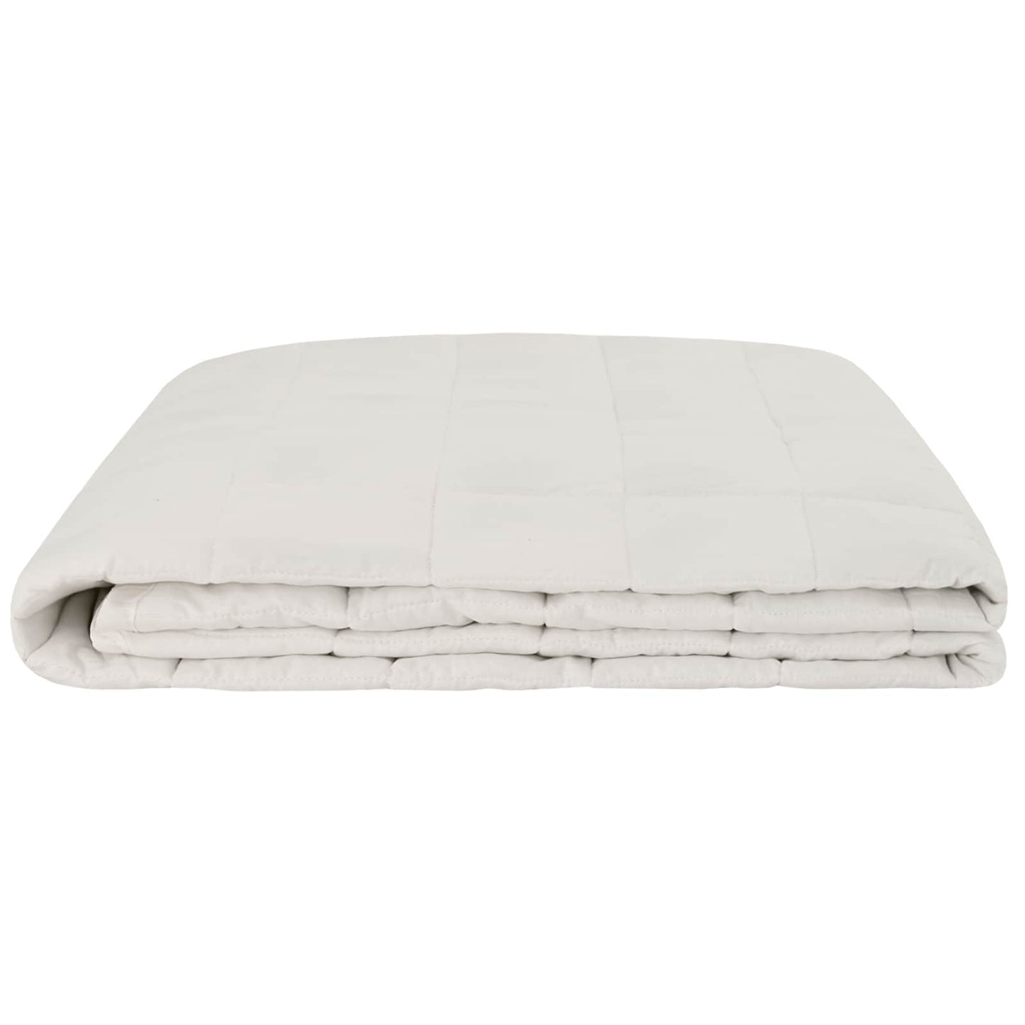 vidaXL Weighted Blanket White 200 x 225 cm 9 kg 100% Cotton 205T
