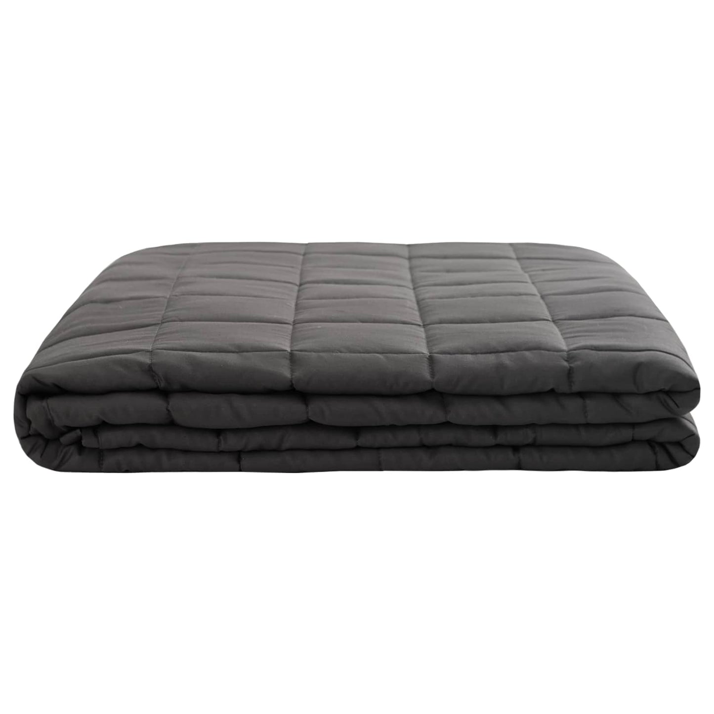 vidaXL Weighted Blanket Anthracite 155 x 220 cm 11 kg 100% Cotton 205T