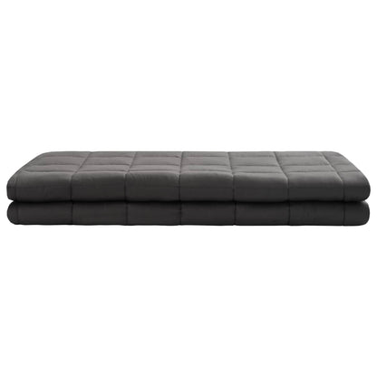 vidaXL Weighted Blanket Anthracite 220 x 235 cm 11 kg 100% Cotton 205T