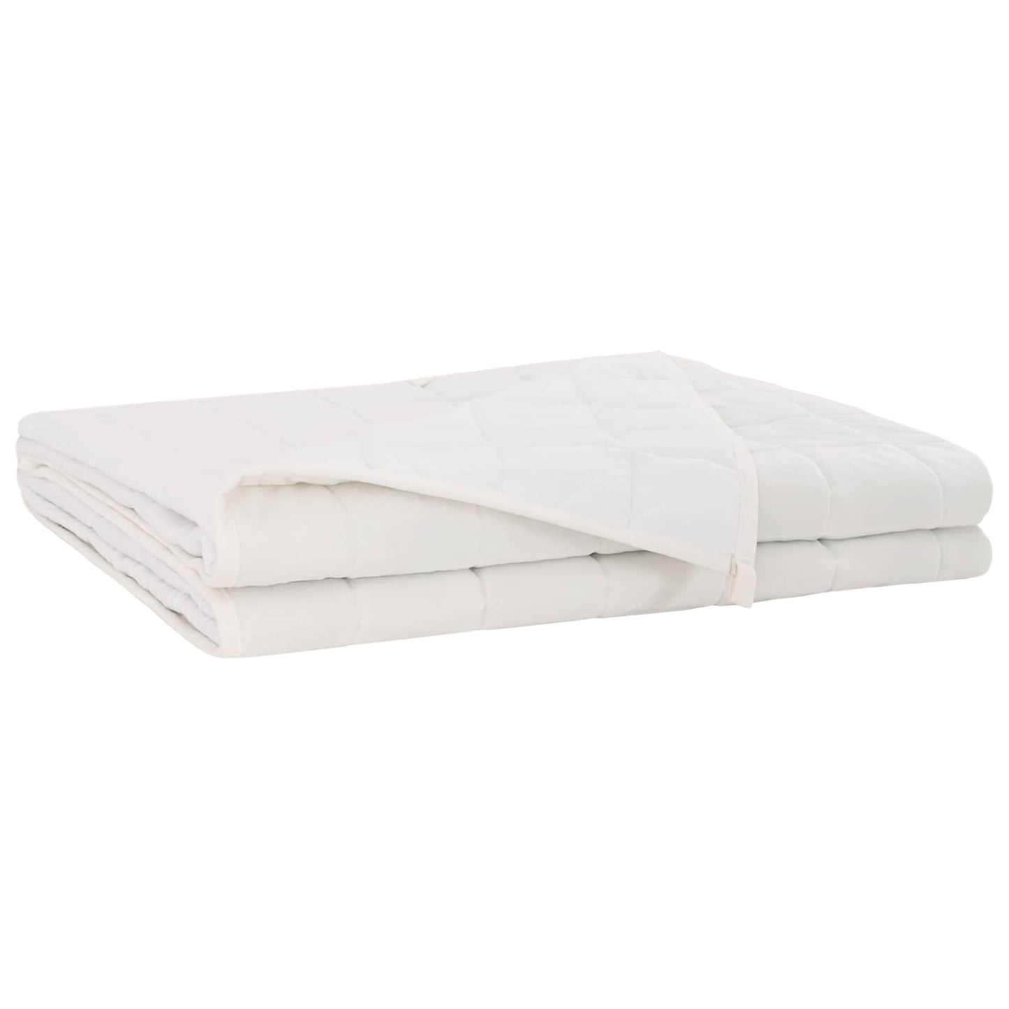 vidaXL Weighted Blanket White 200 x 200 cm 13 kg 100% Cotton 205T