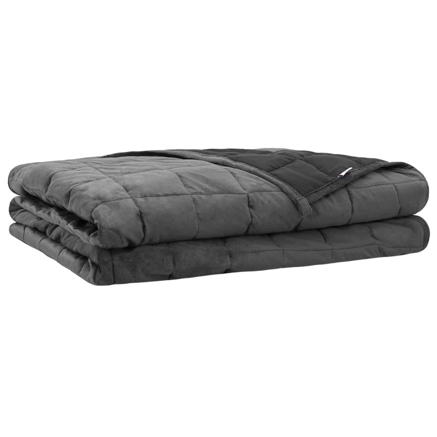 vidaXL Weighted Blanket Anthracite 155 x 220 cm 7 kg 100% Cotton 205T