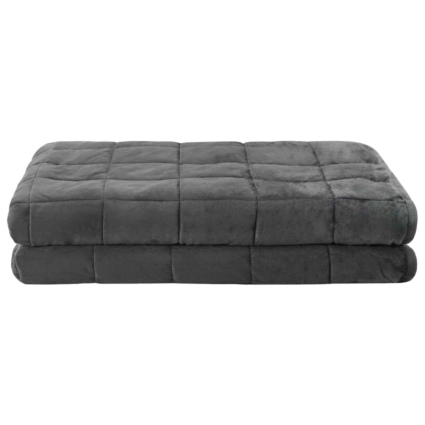 vidaXL Weighted Blanket Anthracite 155 x 220 cm 7 kg 100% Cotton 205T