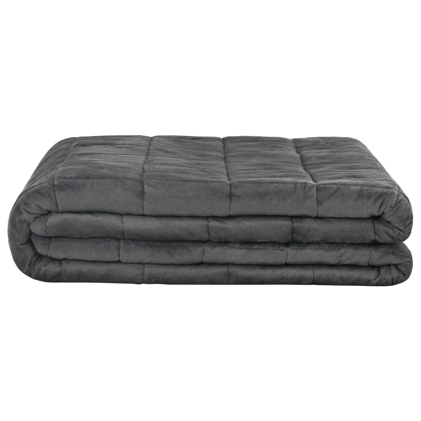 vidaXL Weighted Blanket Anthracite 155 x 220 cm 7 kg 100% Cotton 205T