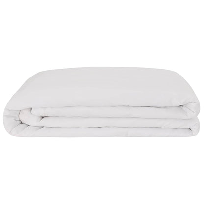 vidaXL Weighted Blanket White 155 x 220 cm 11 kg 100% Cotton 205T