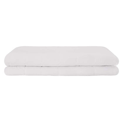 vidaXL Weighted Blanket White 200 x 200 cm 13 kg 100% Cotton 205T