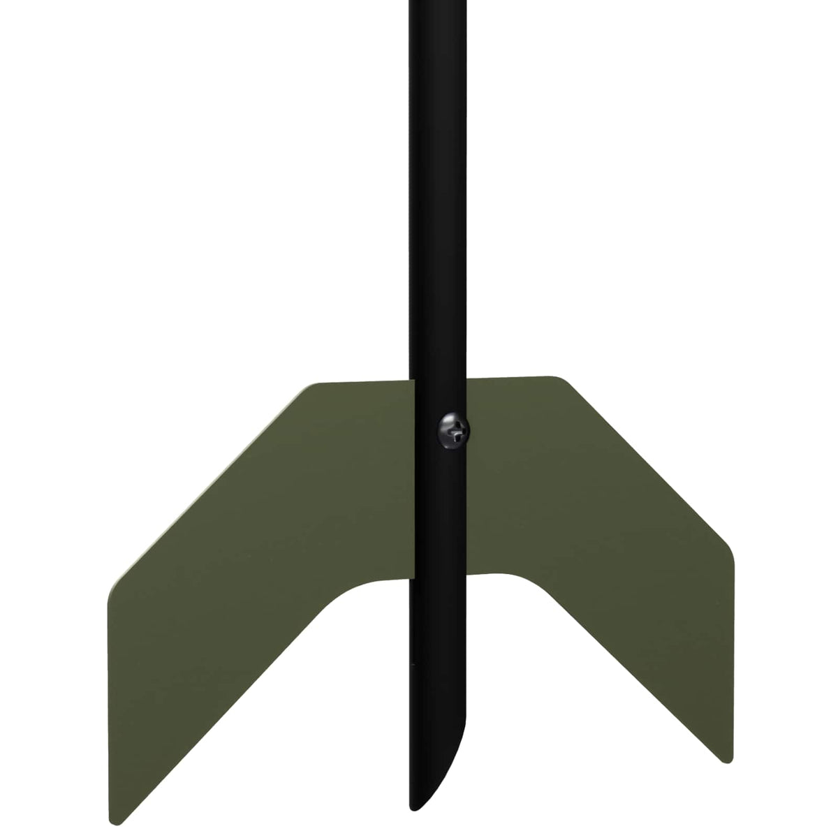 vidaXL Bird Feeder Steel Olive Green