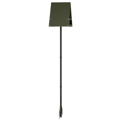 vidaXL Bird Feeder Steel Olive Green