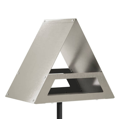 vidaXL Bird Feeder Stainless Steel Silver