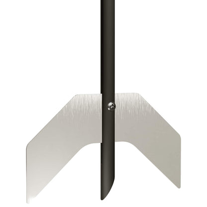 vidaXL Bird Feeder Stainless Steel Silver