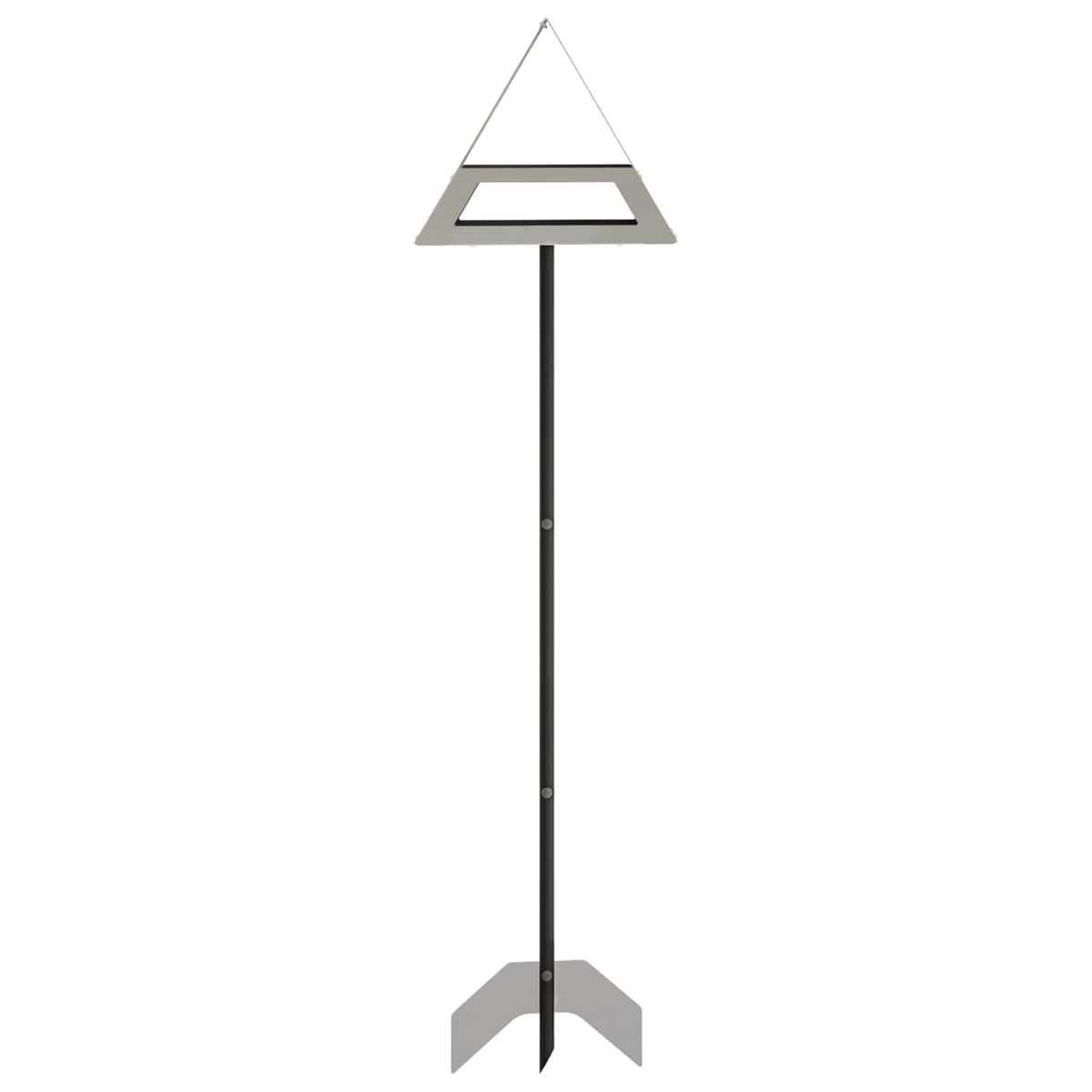 vidaXL Bird Feeder Stainless Steel Silver